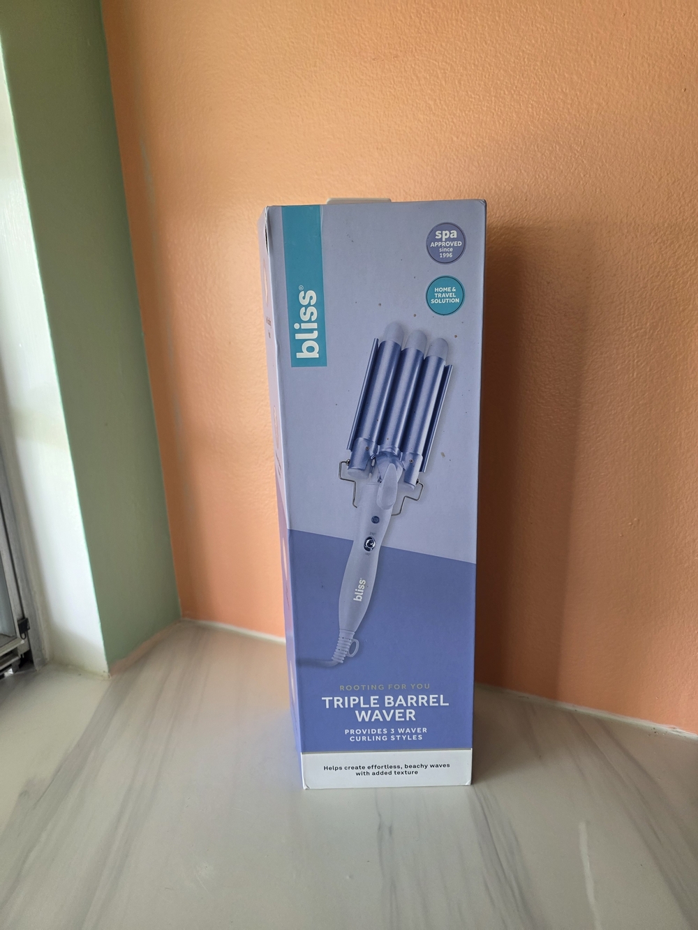 bliss Triple Barrel Waver - Light Blue